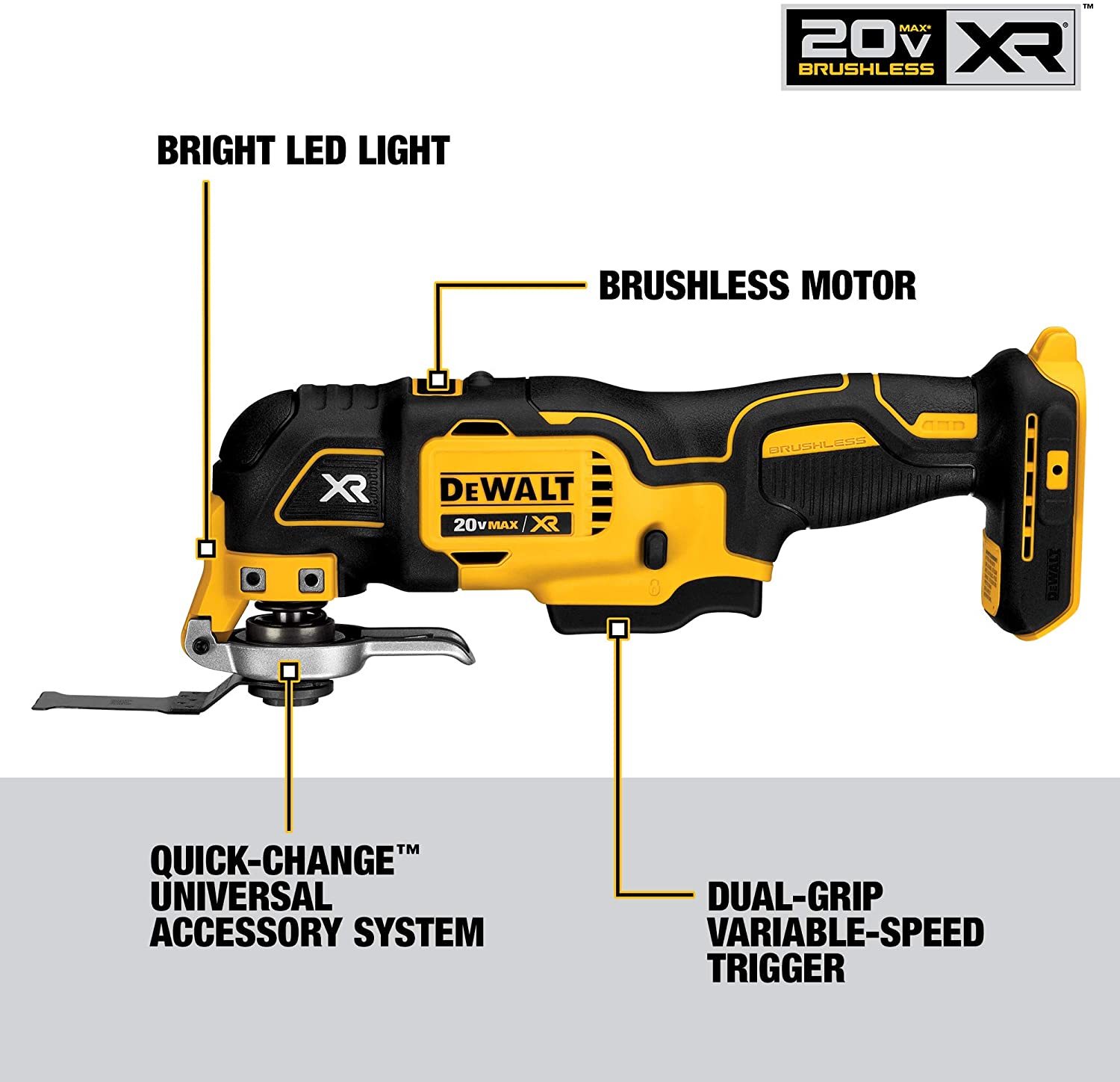 Conjunto de Furadeira/Parafusadeira sem Fio DEWALT 20V Max, 10 Ferramentas (DCK1020D2)