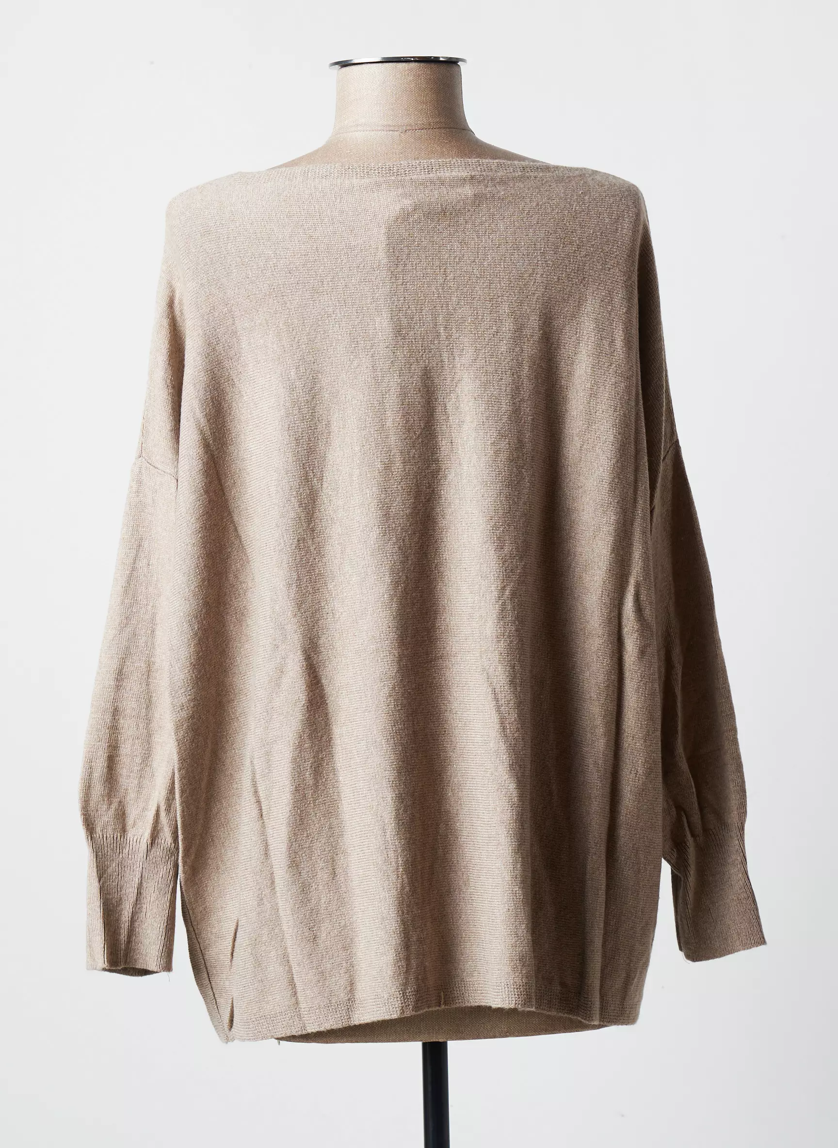 Blanc Boheme Pulls Femme couleur beige