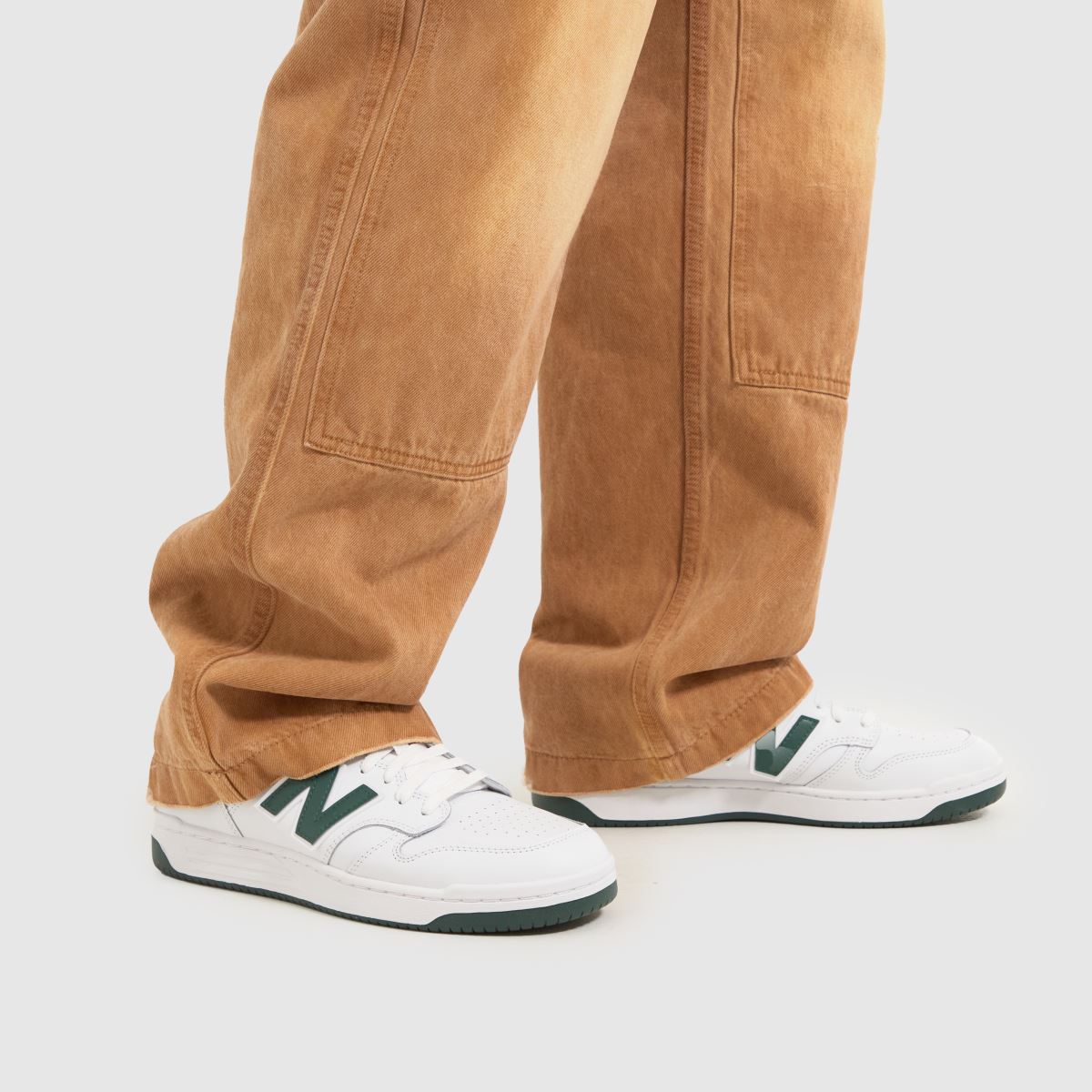 New Balance 480 sportcipő fehér és zöld színben