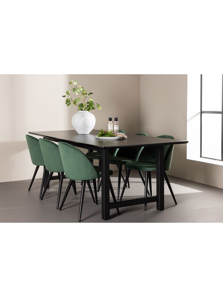 ebuy24 Essgruppe Oslo (7-teilig) Grün 220 x 100 cm günstig kaufen onesize