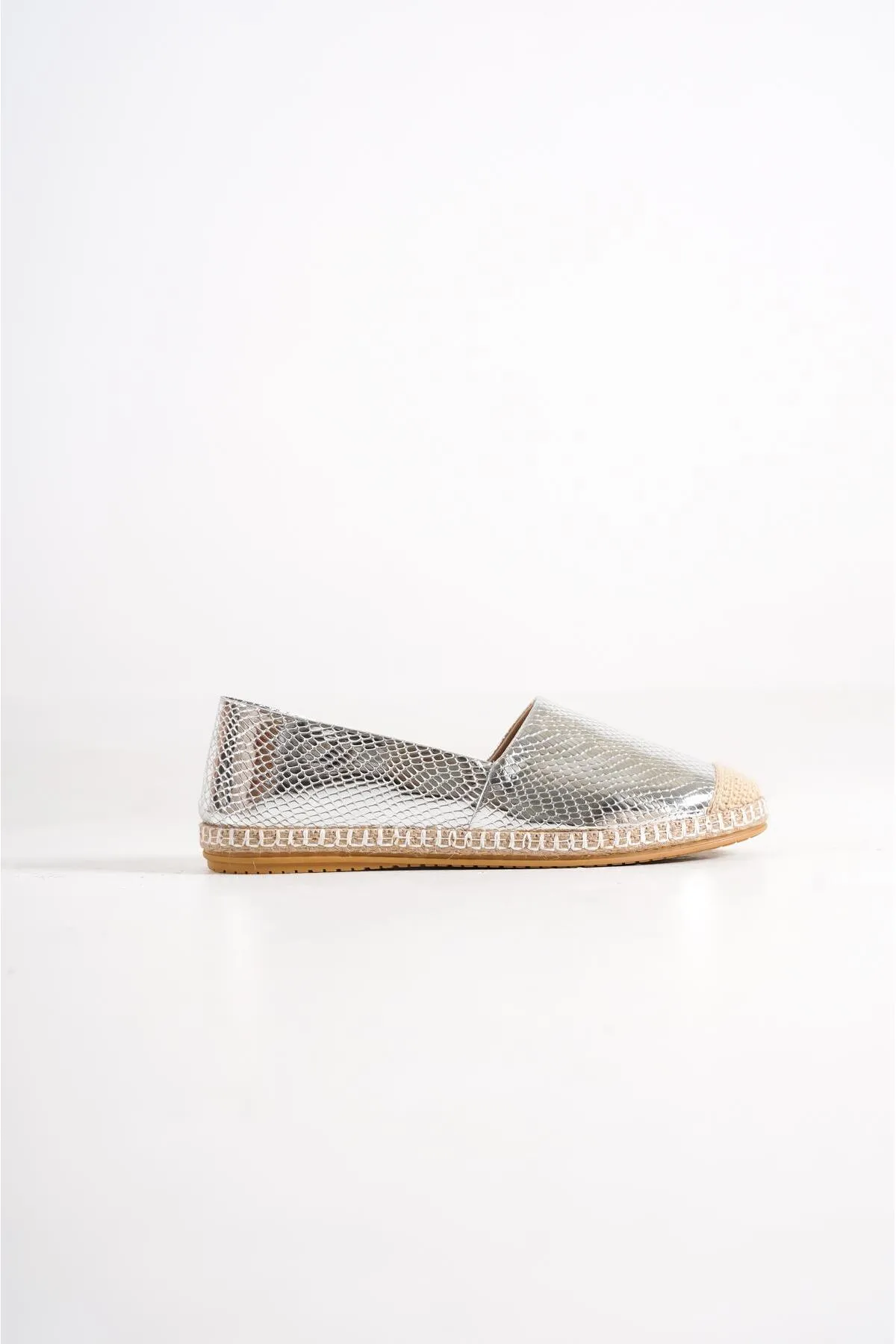 Capone Outfitters  Capone Silver Damen-Espadrille