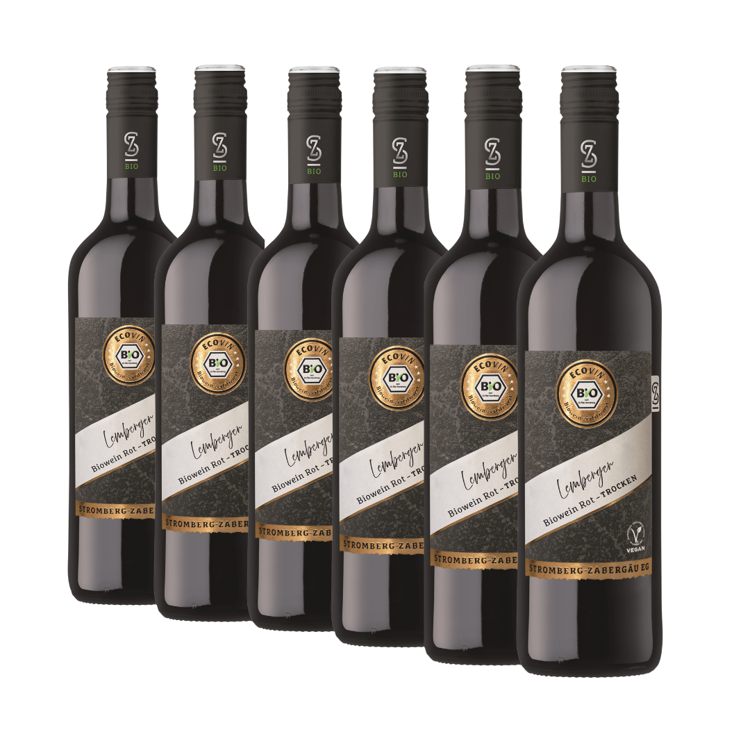Württembergische WZG Brackenheimer Lemberger Qualitätswein Trocken Ecovin 0,75l 6er Karton