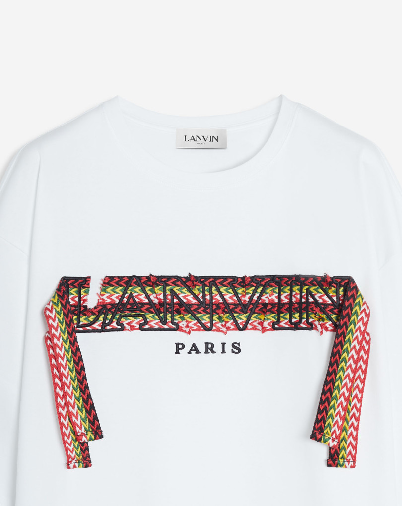 T-SHIRT AVEC CORDON LANVIN CURB