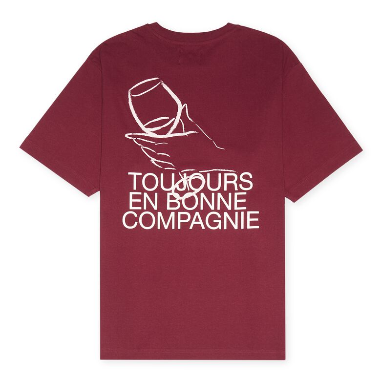 solebox Compagnie Tee burgundy