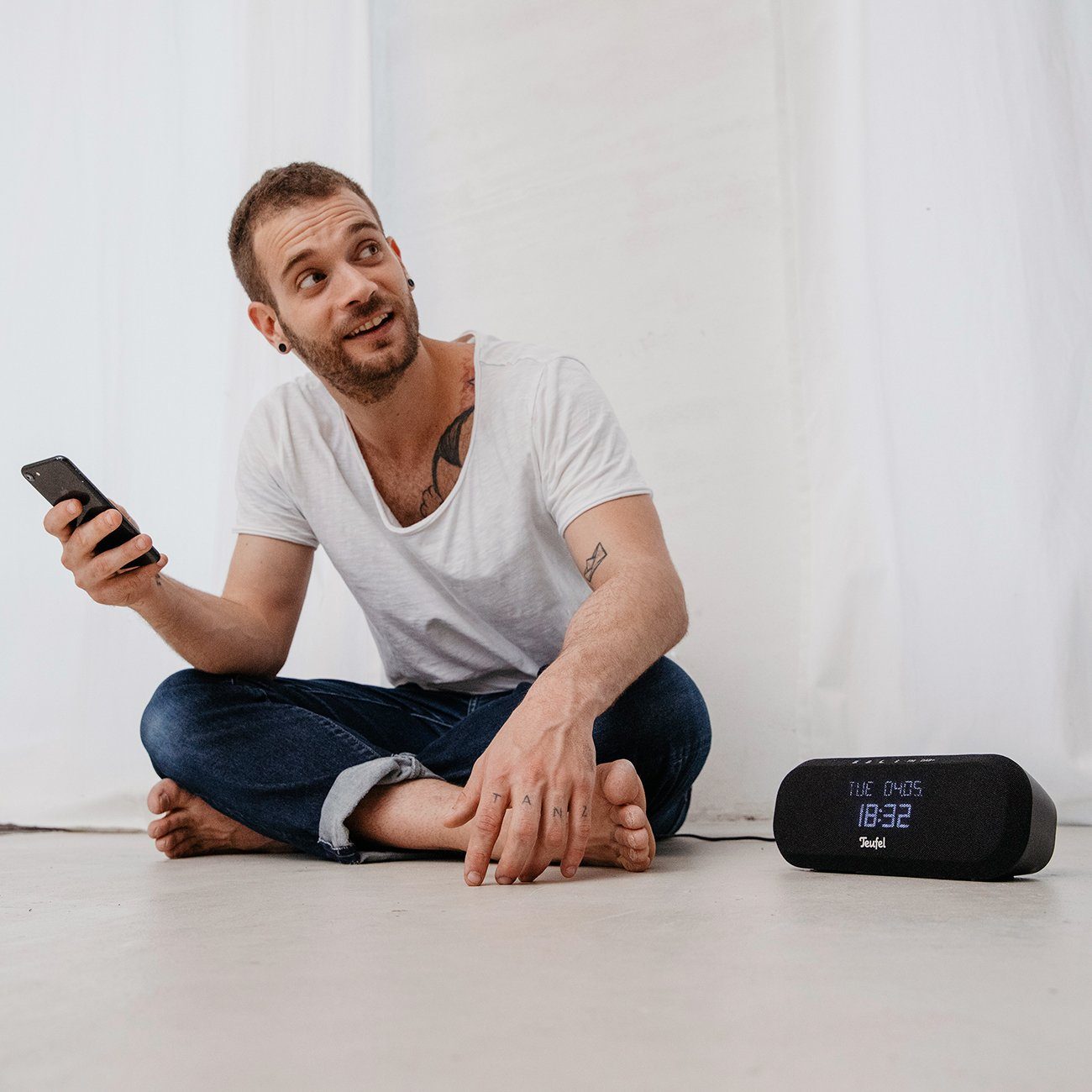 Teufel RADIO ONE Internet-Radio (Bluetooth-DAB/FM-Radiowecker, 20 W)