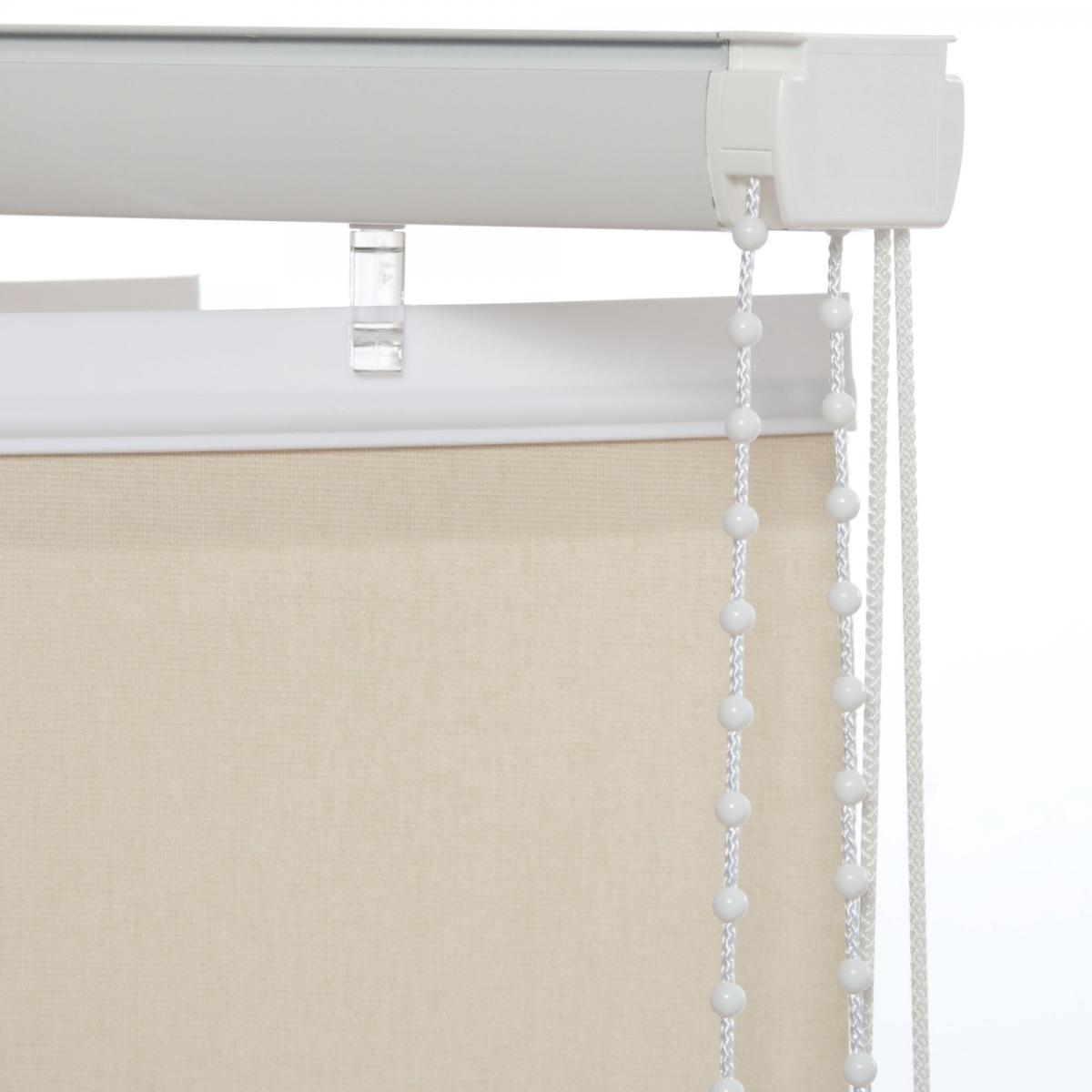 Bella Casa Schiebevorhang 100 x 180 creme 89 mm