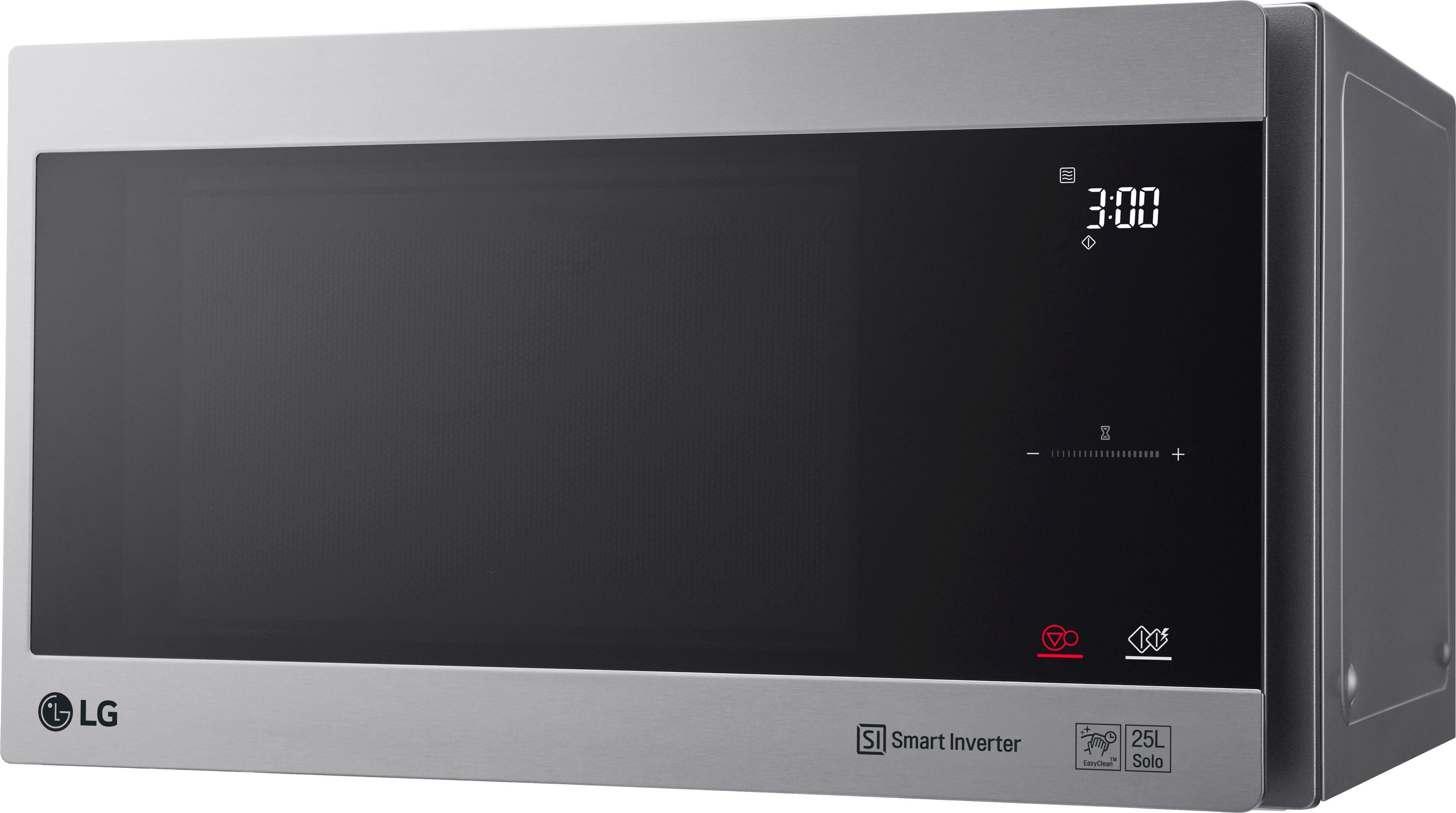 LG Mikrowelle MS 2595 CIS, Mikrowelle, 25 l, Smart Inverter Technologie, echte Glasfront