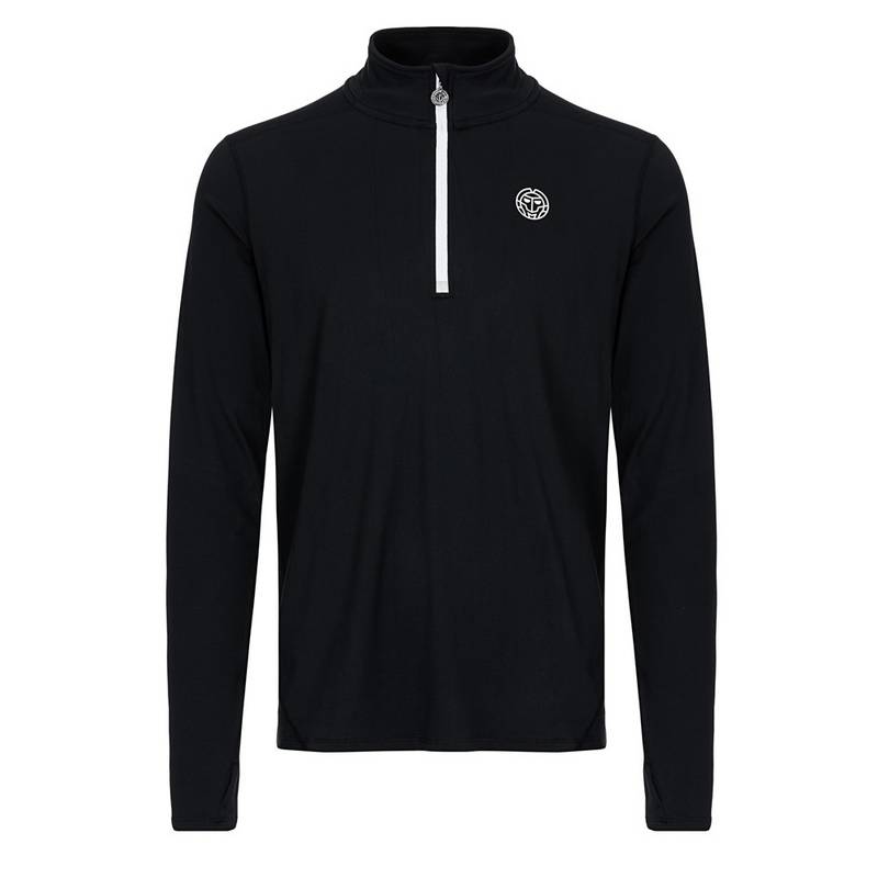 BIDI BADU Zac Tech Longsleeve Tennisshirt Herren