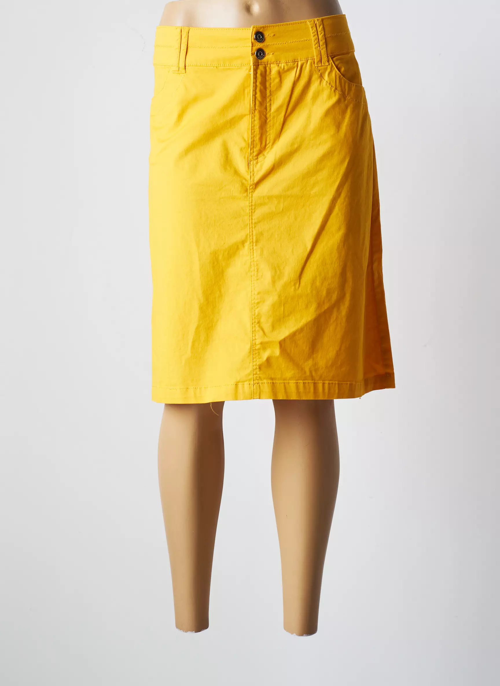 Jensen Jupes Mi Longues Femme couleur jaune