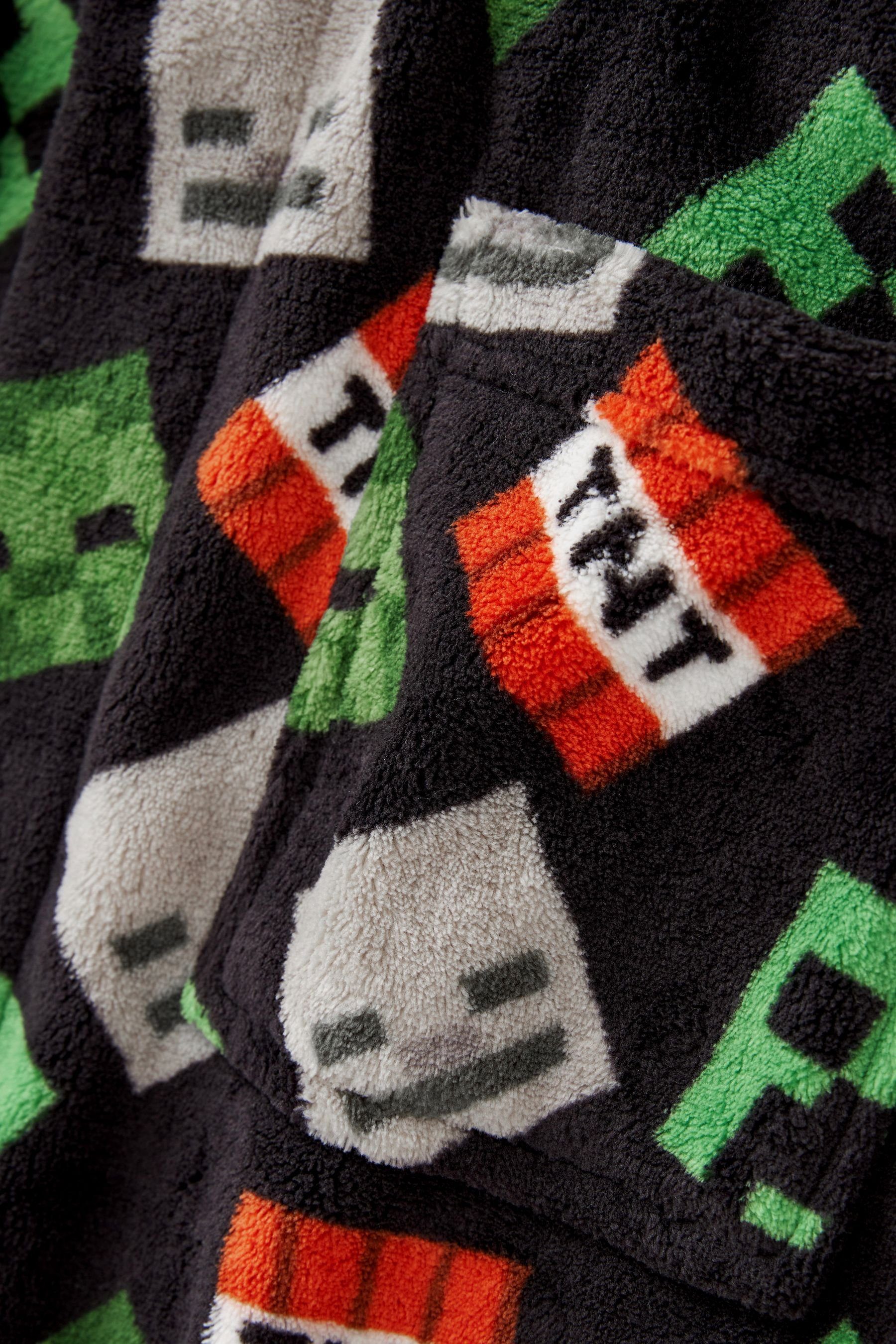 Next Kinderbademantel Bademantel aus Fleece, Polyester