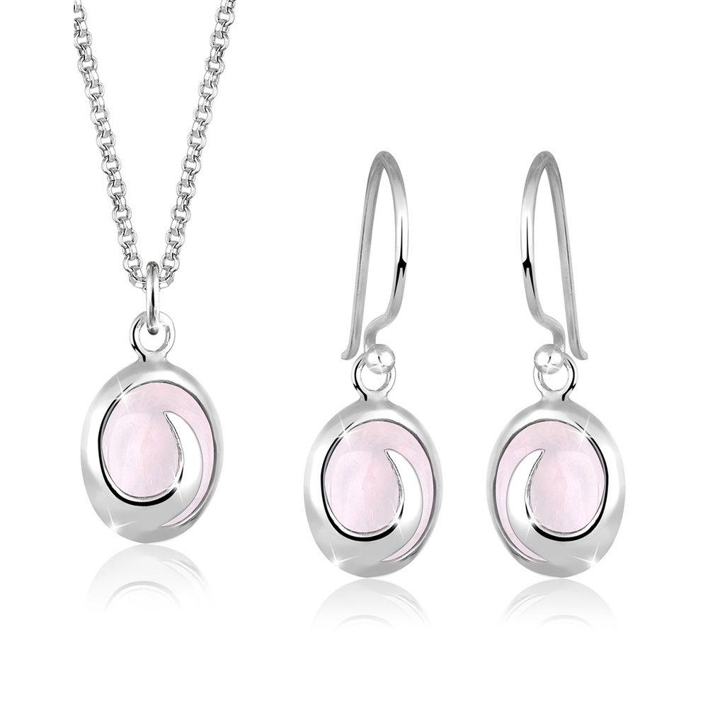 Elli Elli Ensemble de Bijoux Edelstein 925 Sterling Silber Bijoux