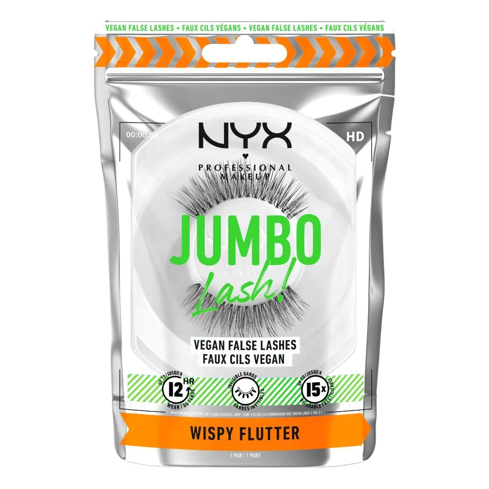 Ψεύτικες βλεφαρίδες NYX Jumbo Lash! Wispy Flutter