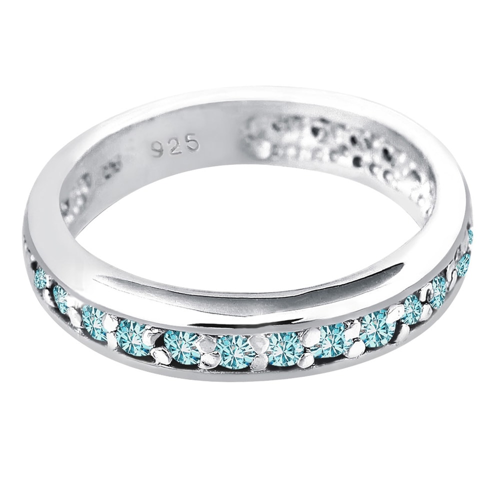 Elli Elli Bague Femme l'Engagement Précieux avec les Cristaux en Argent Sterling 925 Bague