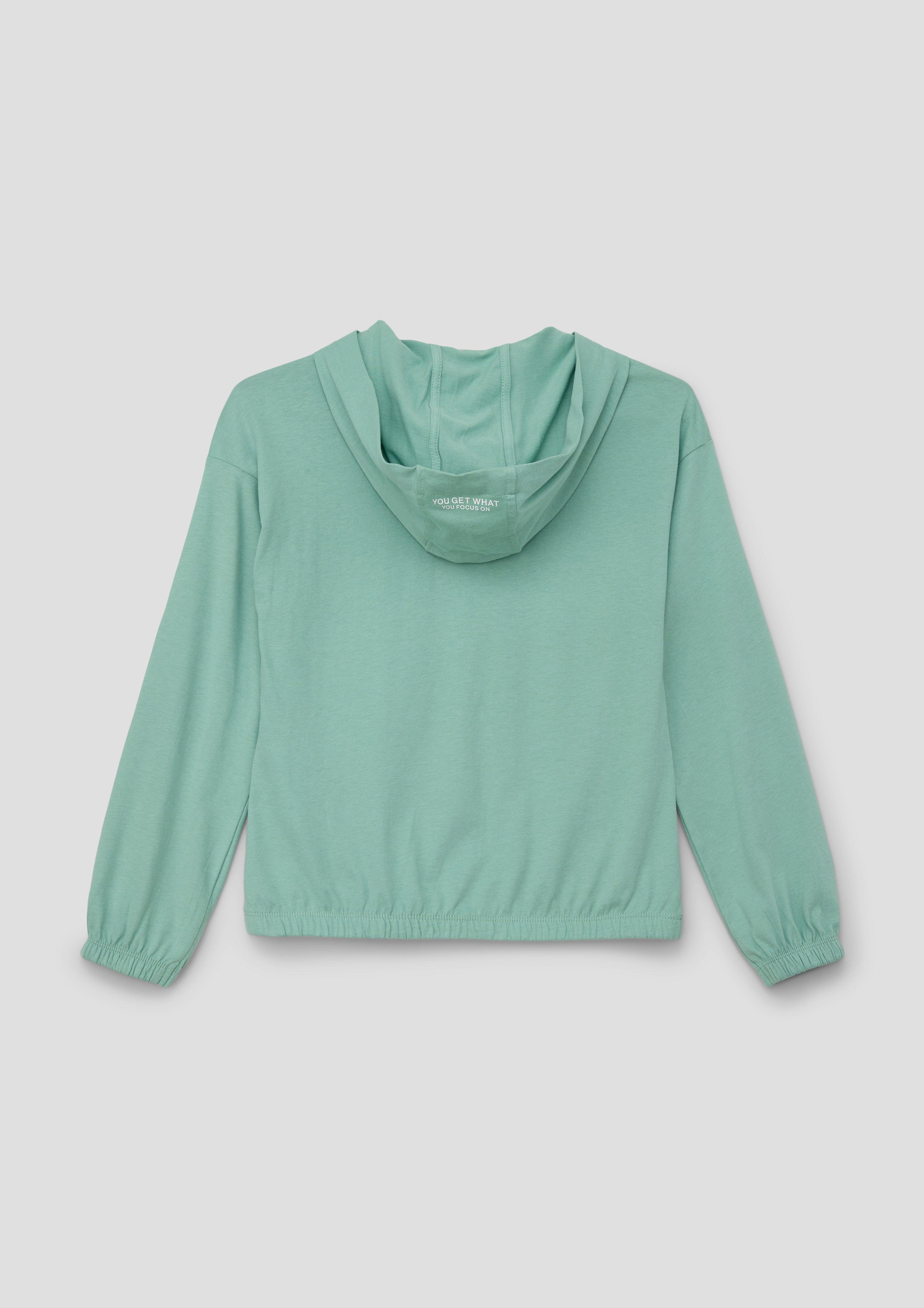 Longsleeve mit Kapuze  2133793-7225