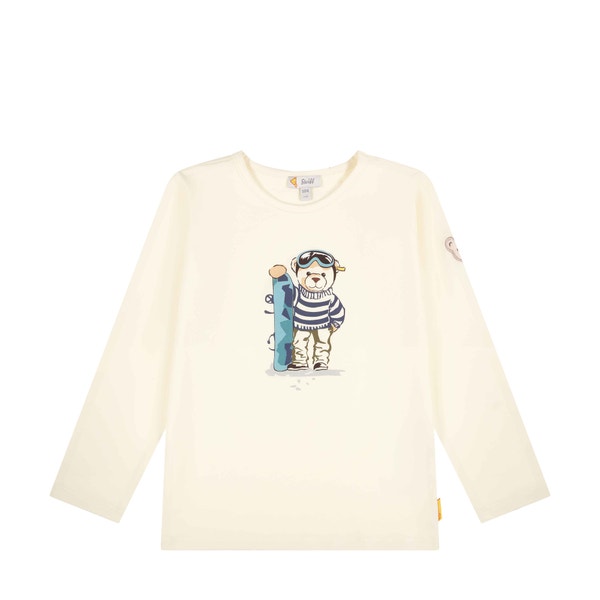 T-Shirt langarm, beige für Jungs