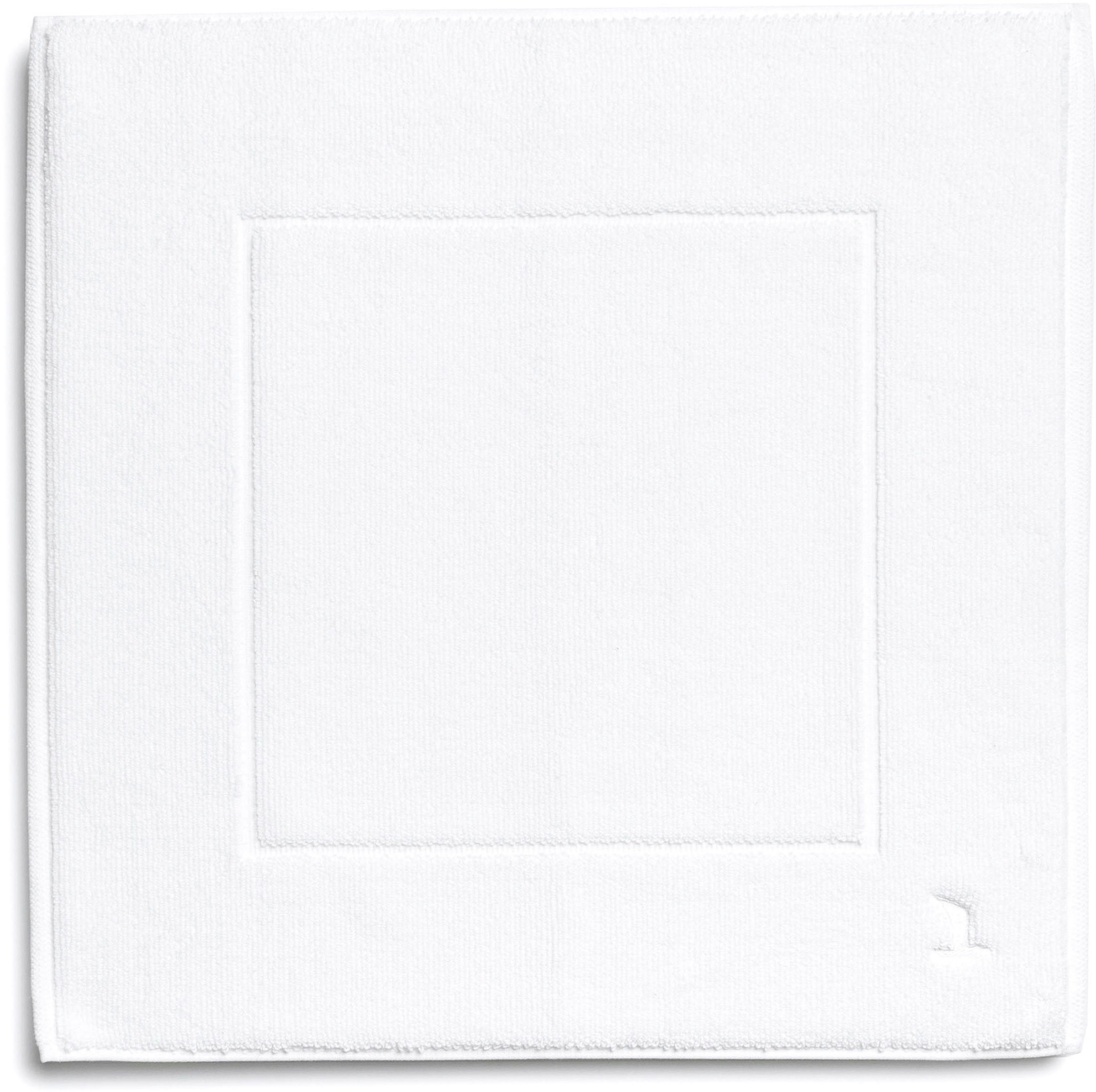 Badematte Essentail/Superwuschel Möve, Höhe 8 mm, beidseitig nutzbar, fußbodenheizungsgeeignet, Baumwolle, quadratisch