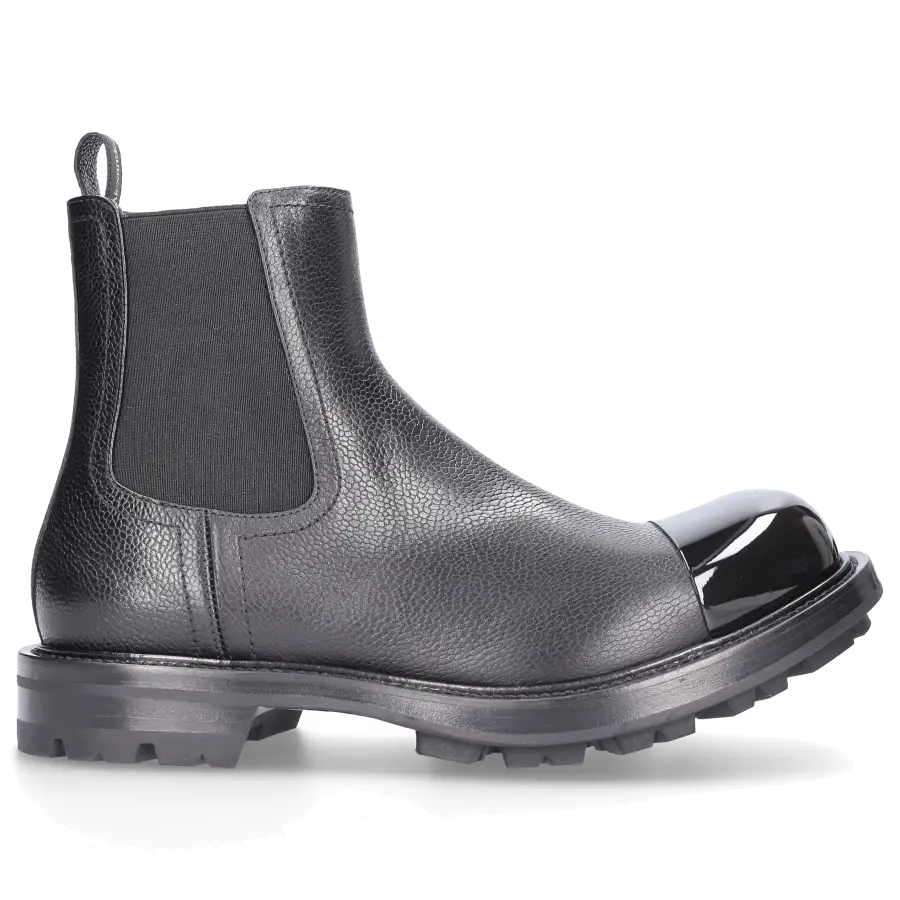 Alexander McQueen - Chelsea Boots WHXH8 Kalbsleder - schwarz