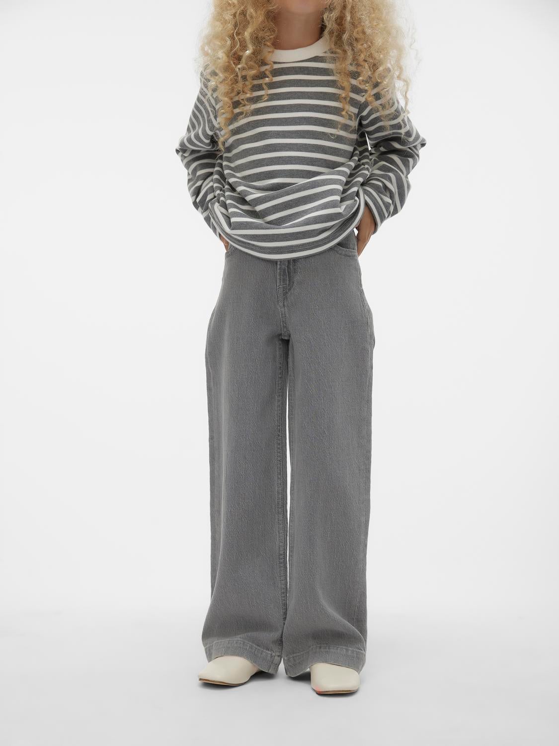 VMKENYA Hohe Taille Weit geschnitten Jeans