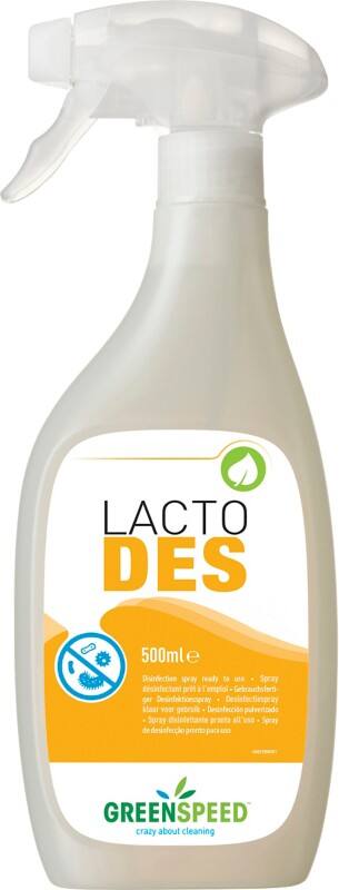 GREENSPEED Desinfektionsspray Lacto Des Transparent 6 Stück à 500 ml