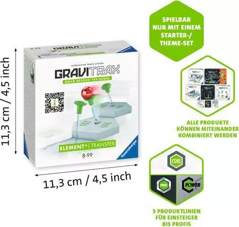 GraviTrax Element Transfer - Kugelbahn-Erweiterung für Kinder ab 8 Jahren