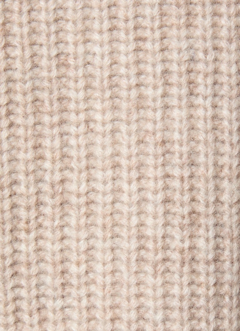 Maglione OLAF a maglia grossa in misto lana con scollo a V
