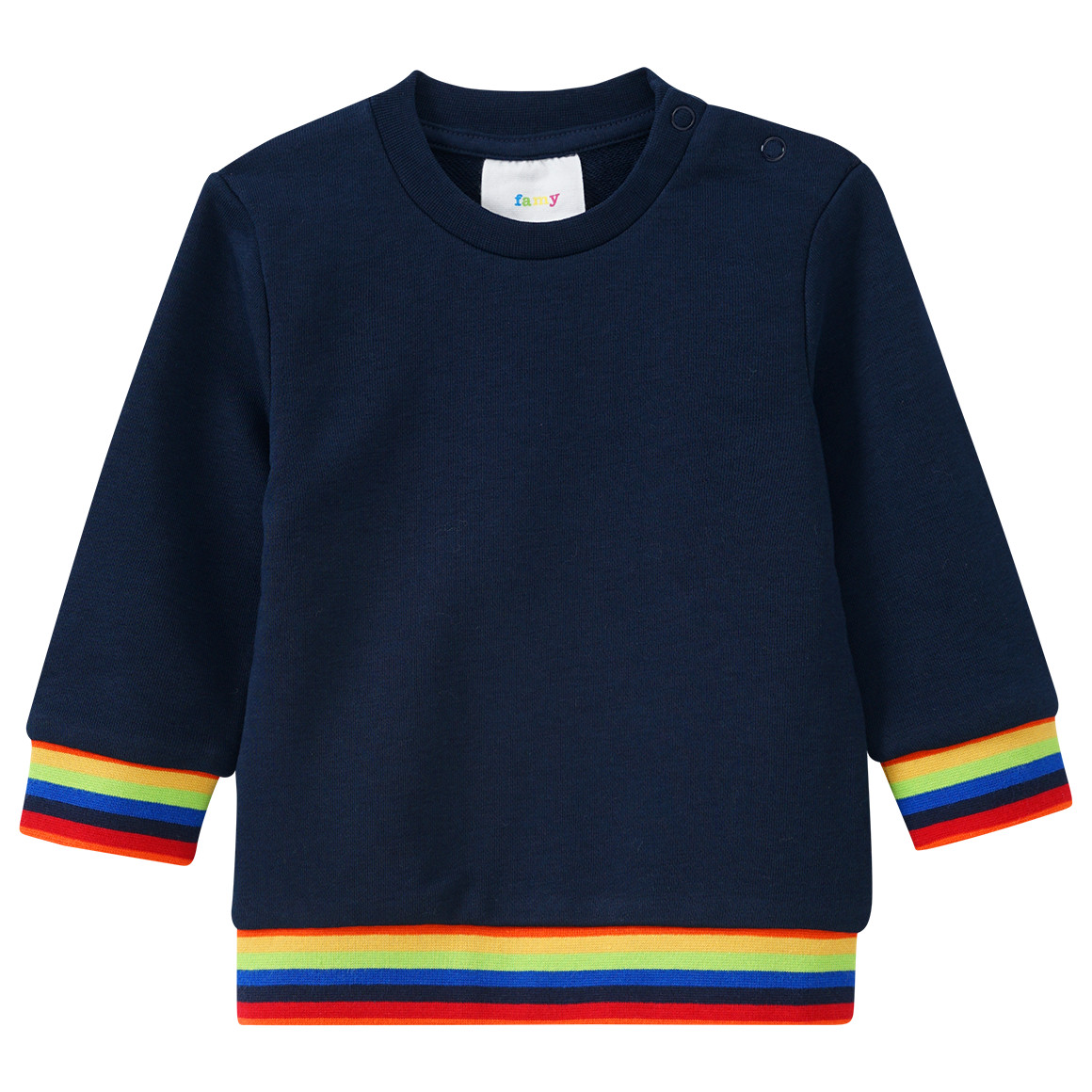 Baby Sweatshirt mit bunten Akzenten