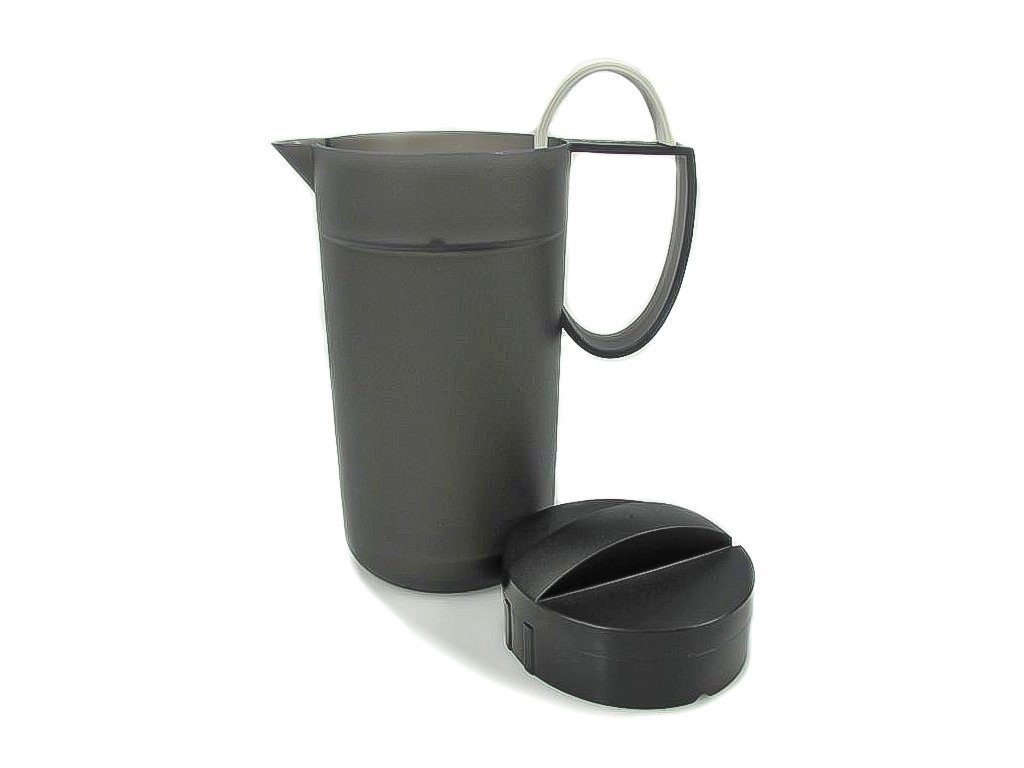 TUPPERWARE Milchaufschäumer Crema Momenti 500ml schwarz Milchschäumer+SPÜLTUCH