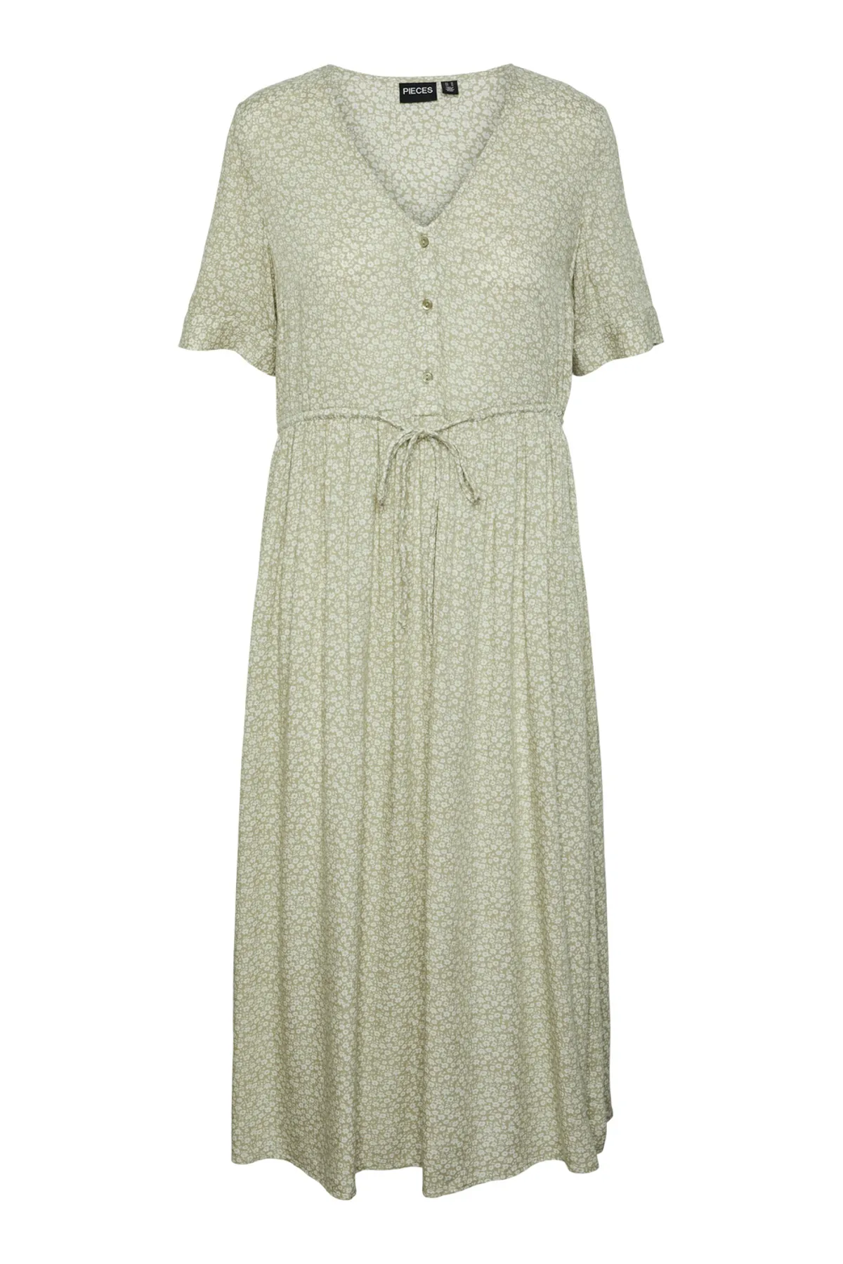 PIECES  Kleid - Beige - A-Linie