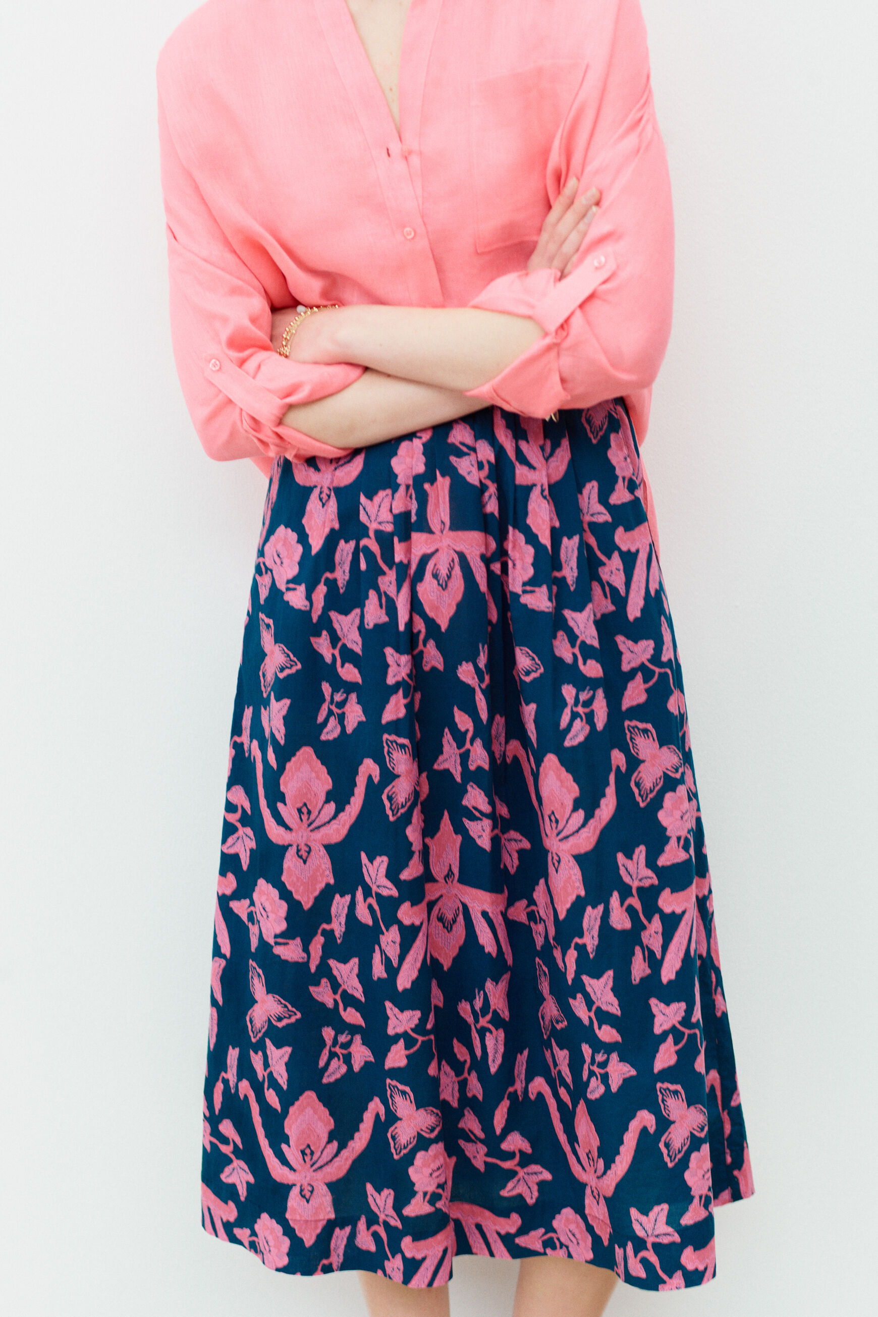jupe camilia rose femme
