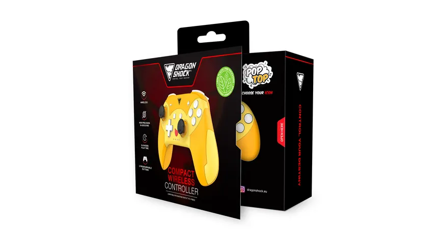 PopTop Compact Wireless Controller für Switch (Pikachio)