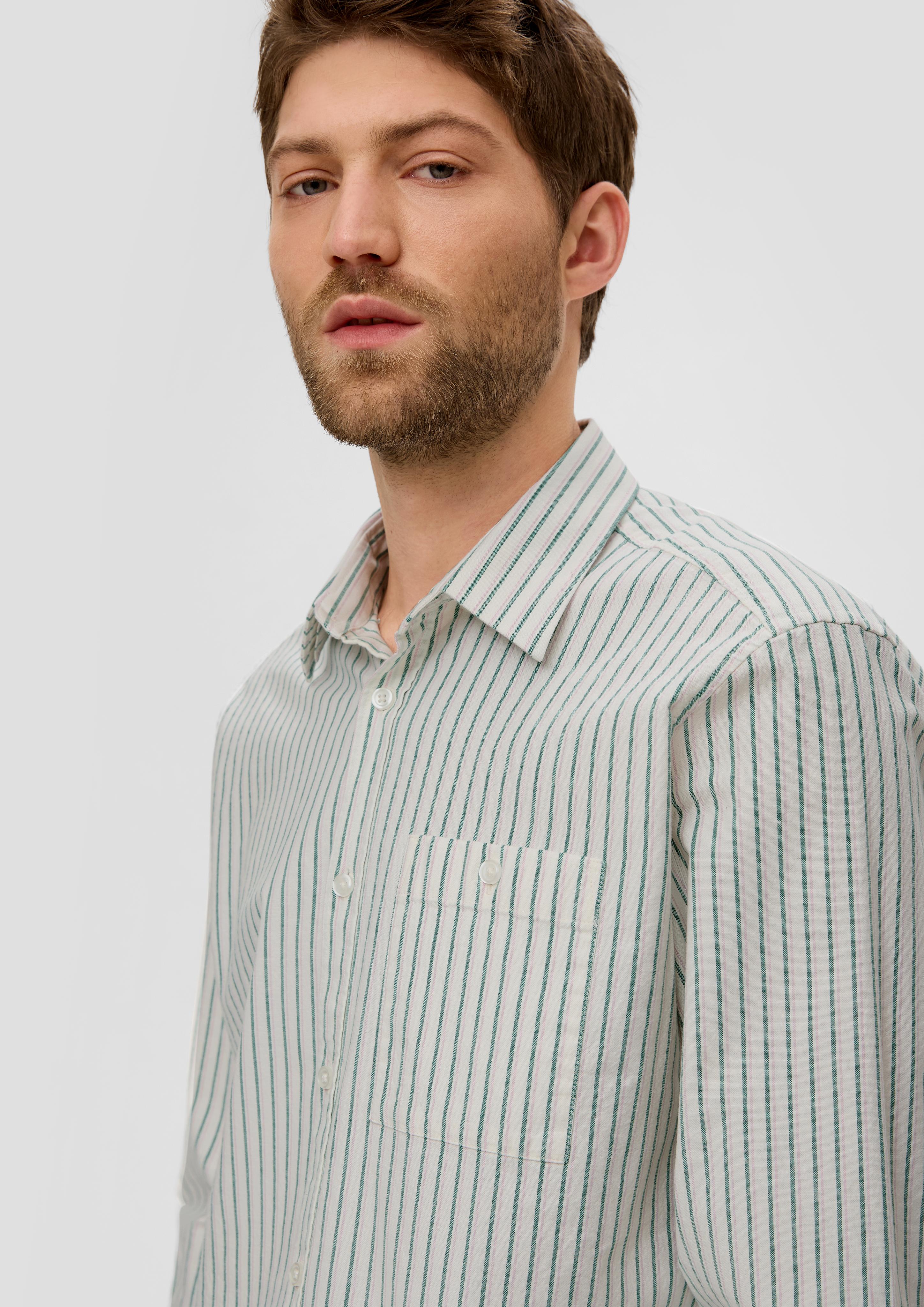 Langarmhemd mit Under-Button-down-Kragen  2140644-01G1