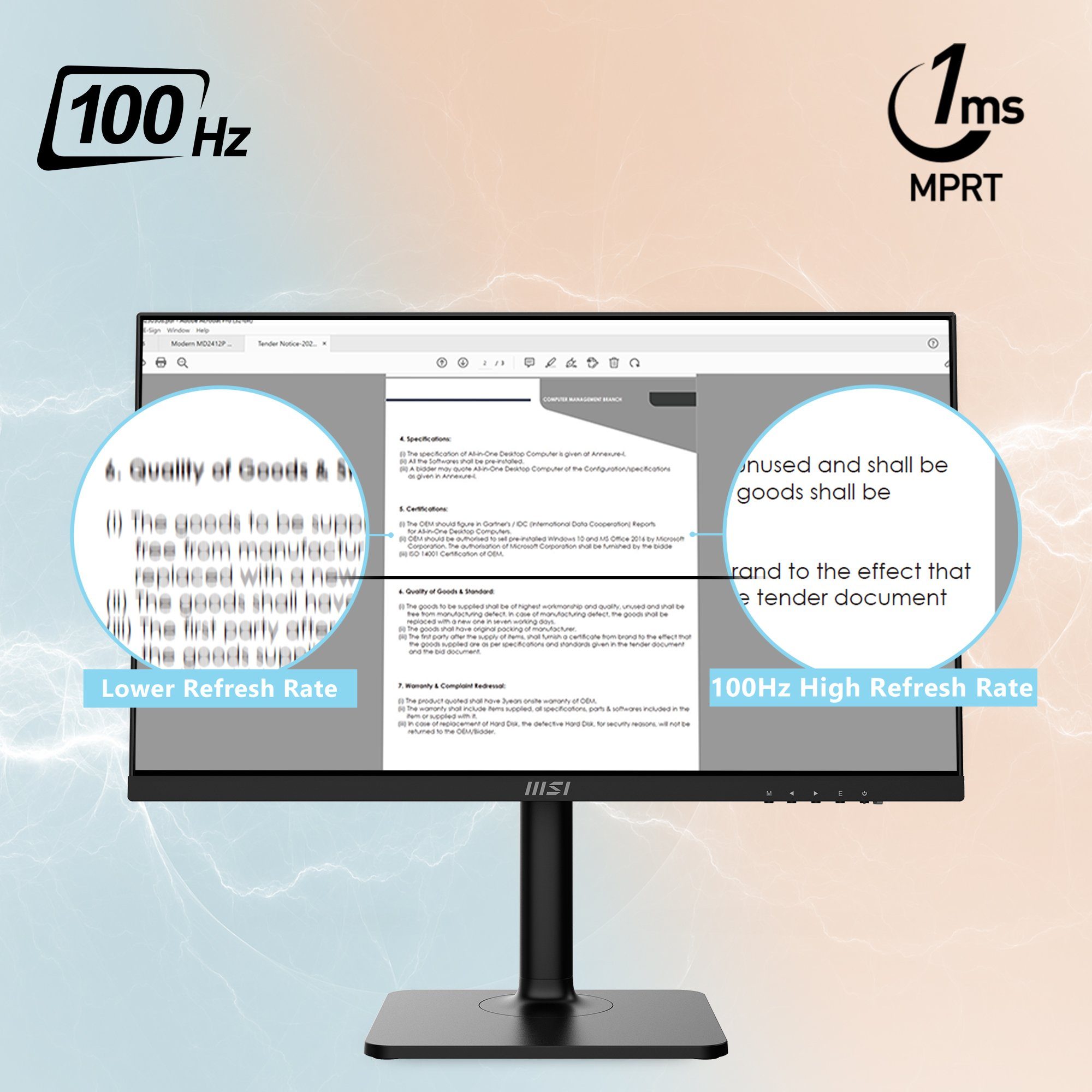 MSI Modern MD2412P LED-Monitor (60 cm/24 