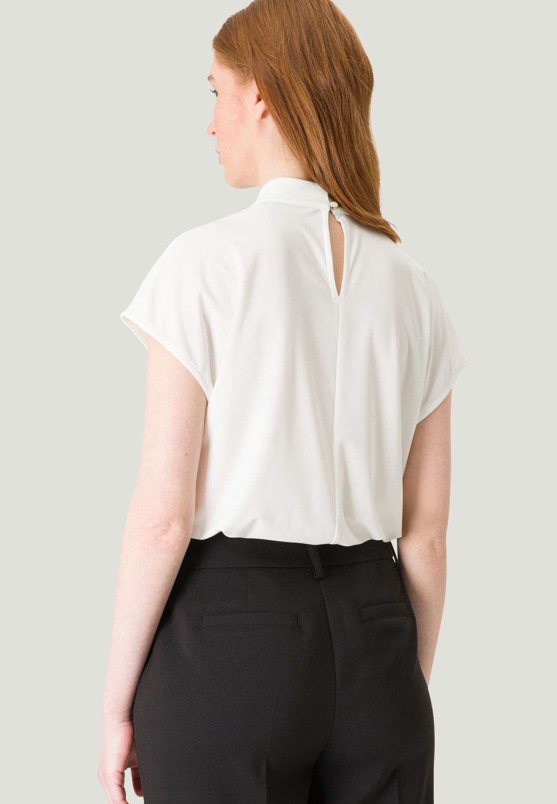 Blusenshirt kurzarm mit Strass Detail