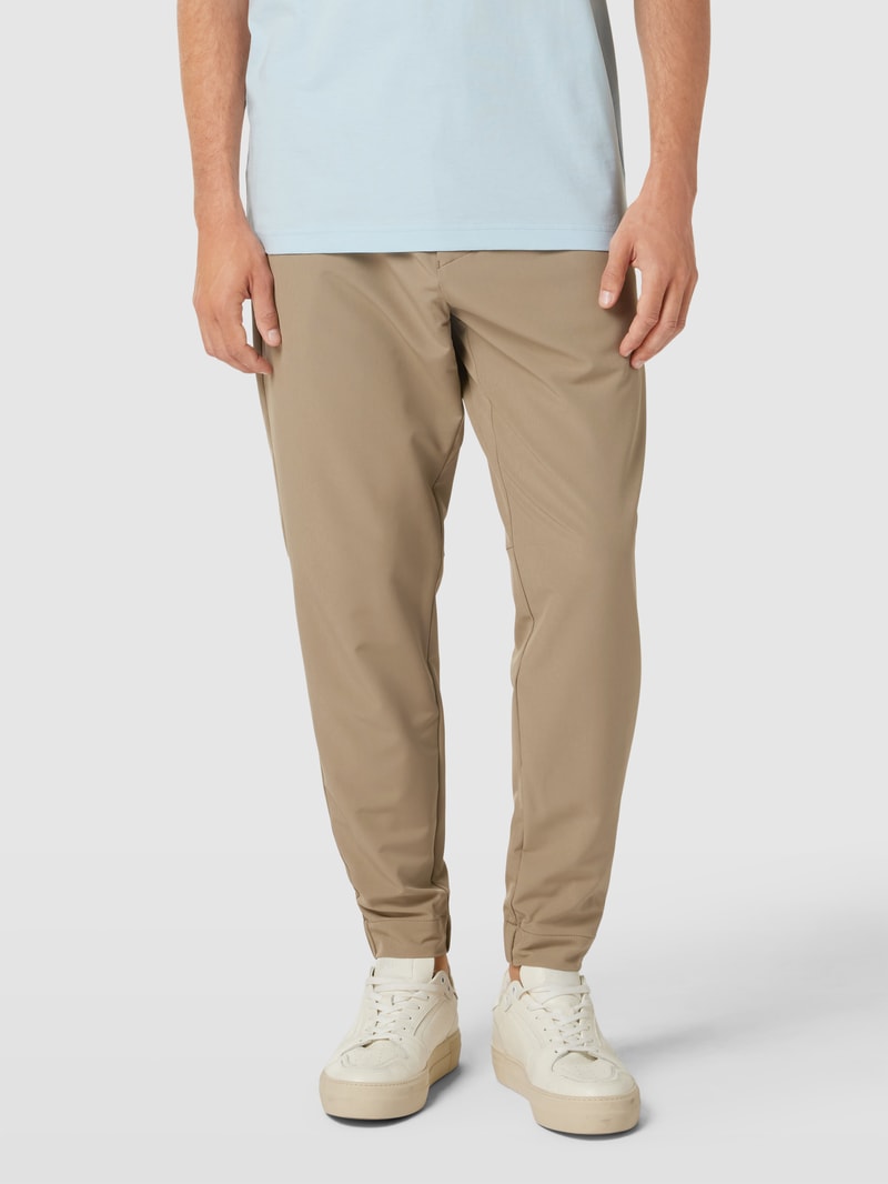 Stoffhose mit elastischem Bund Modell 'Flex' in khaki