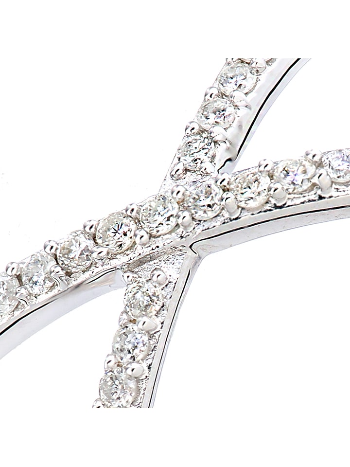 Revoni Weißgold-Ring mit Diamanten günstig kaufen
