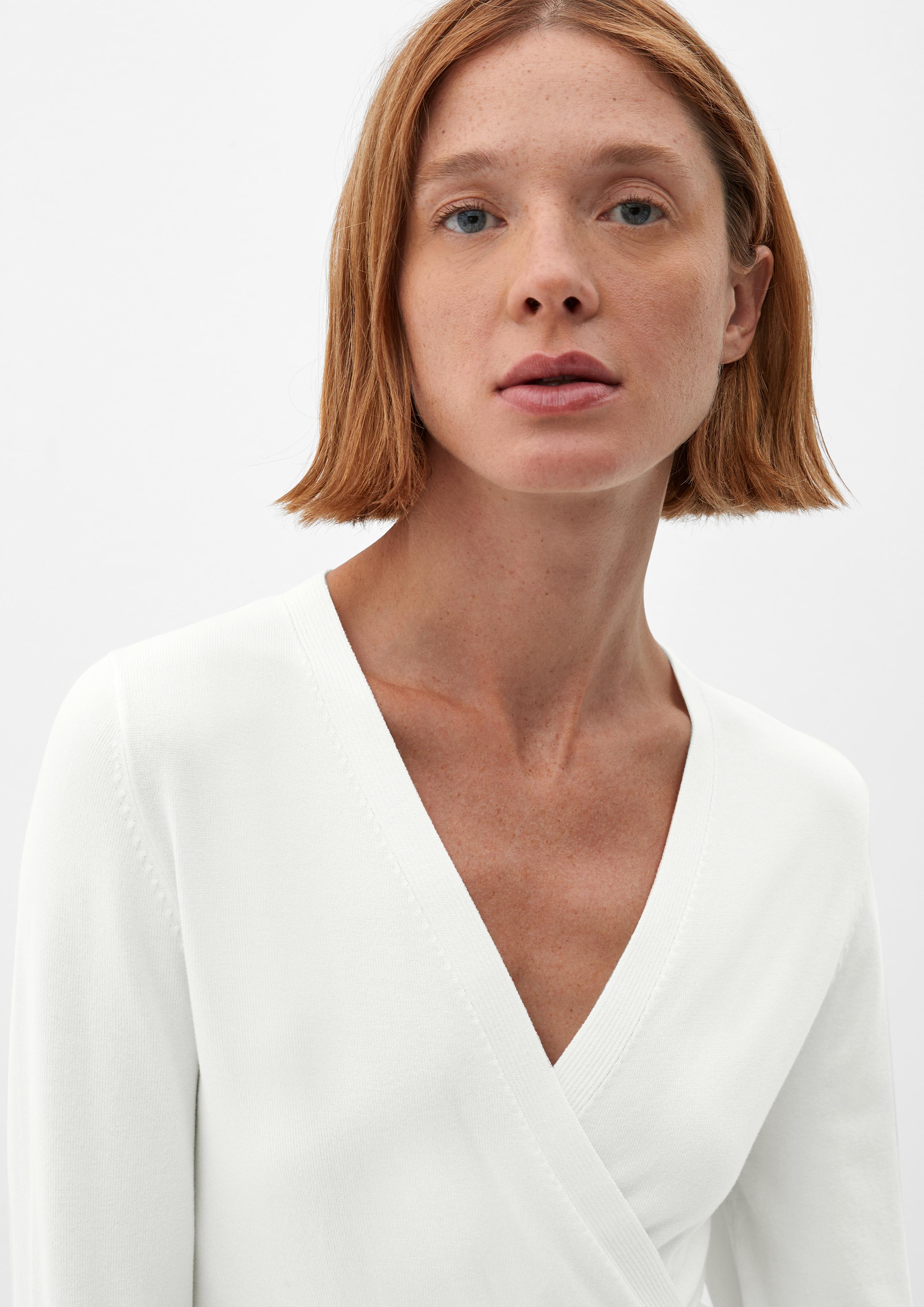 Pullover mit Wickeloptik  2119754-0200