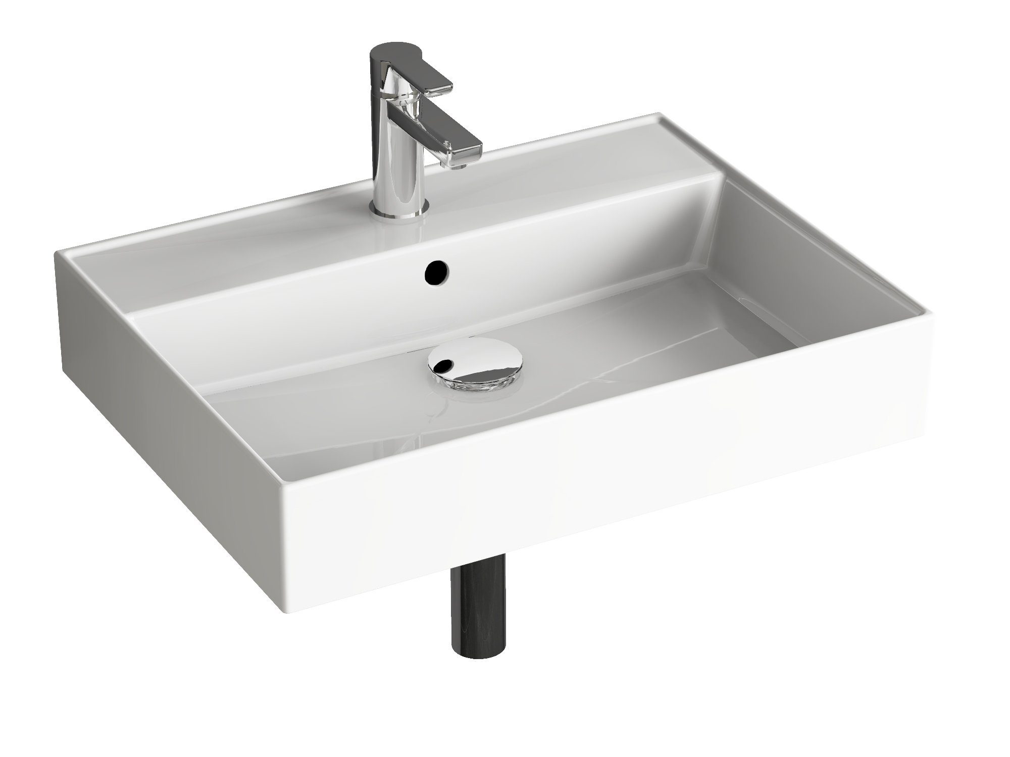 Aqua Bagno Waschbecken Aqua Bagno Loft Air Design Keramik Waschbecken 60 (Packung)