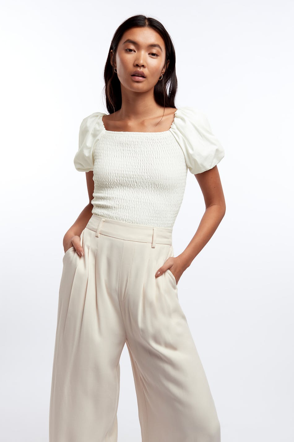 Nelma puff sleeve top
