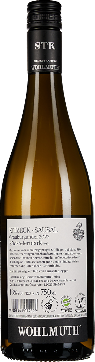 Wohlmuth Grauburgunder Kitzeck-Sausal 2022
