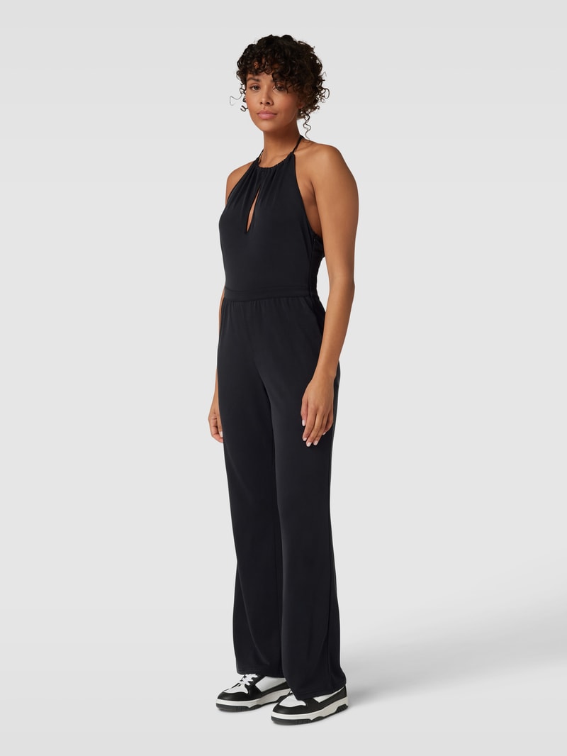 Jumpsuit mit Cut Outs in schwarz