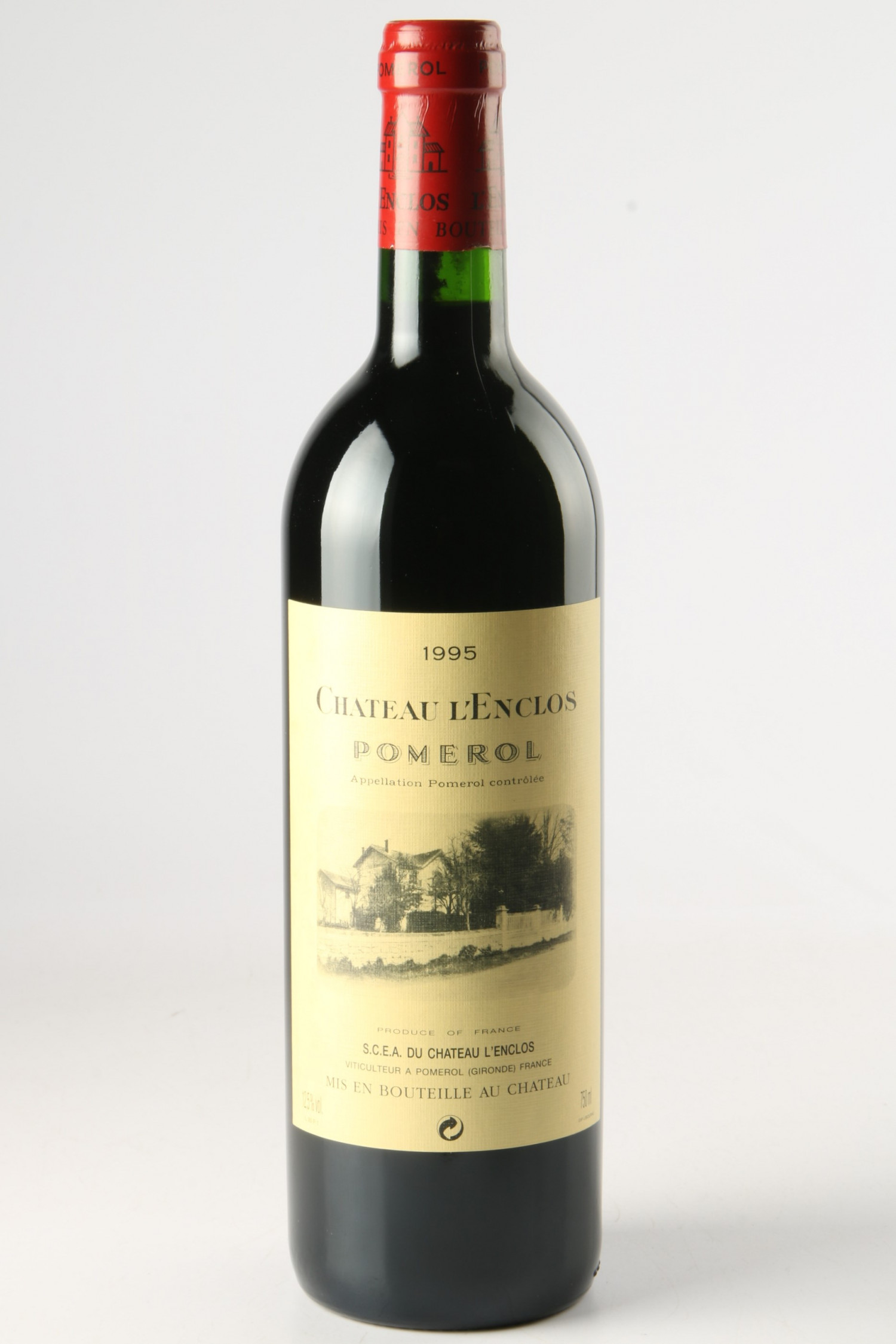 Vin 1995 CHÂTEAU L'ENCLOS 1995, Pomerol. Vin ancien - SoDivin