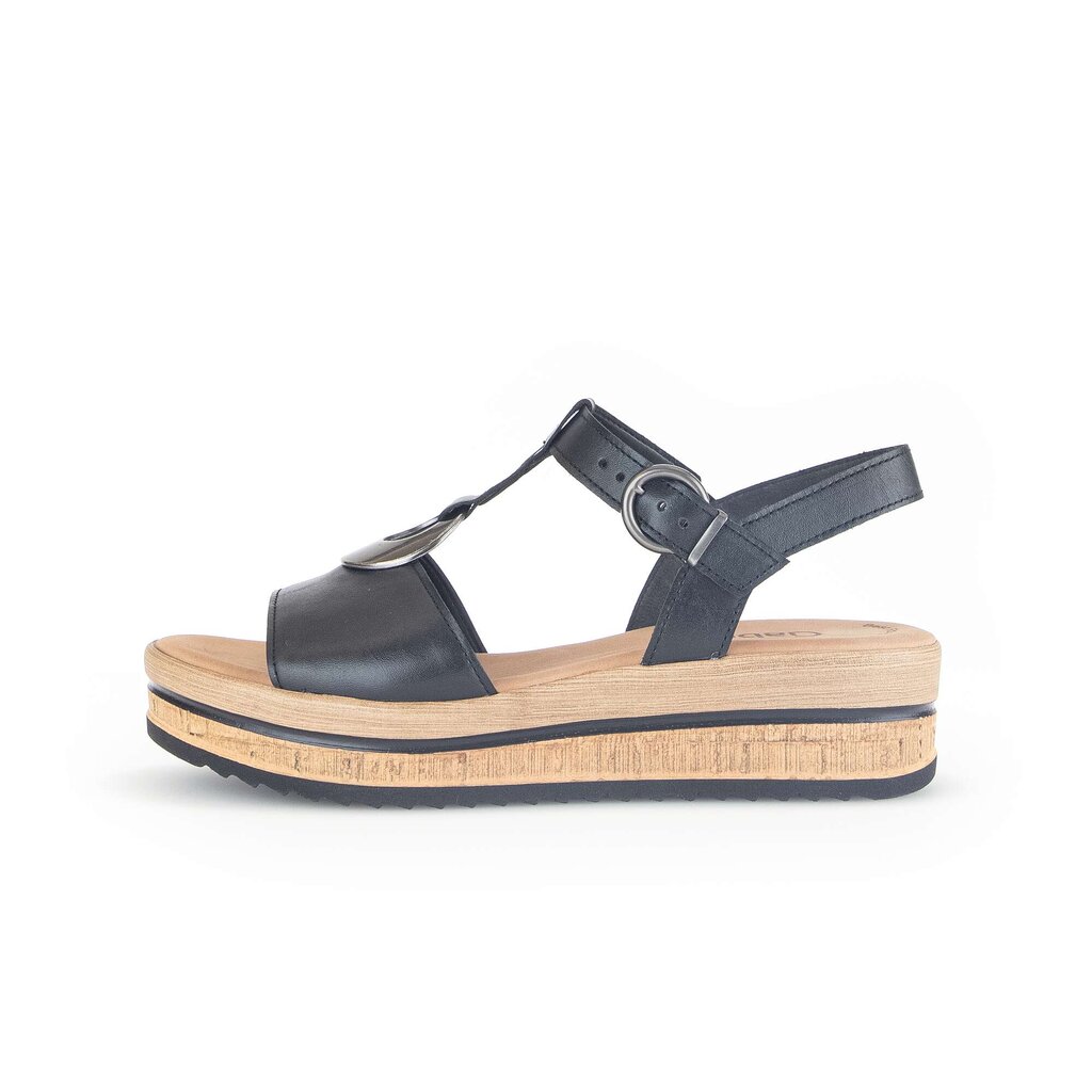 Gabor fashion Plateau Sandale schwarz