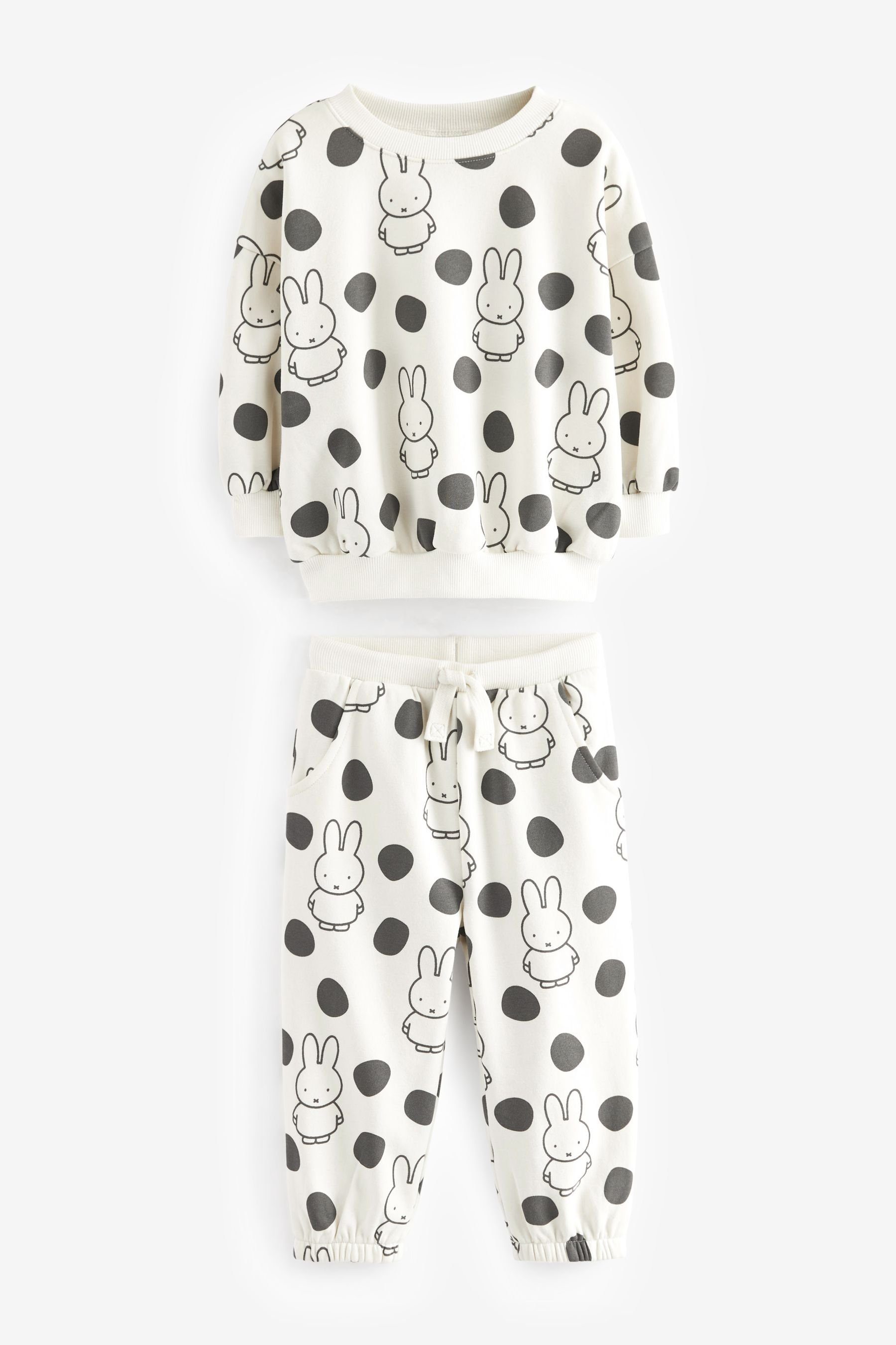 Next Sweatanzug Miffy Sweatshirt und Jogginghose im Set (2-tlg)
