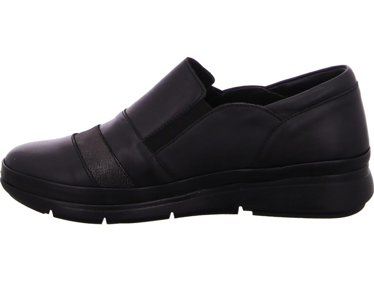 DIVERSE Sportliche Slipper schwarz