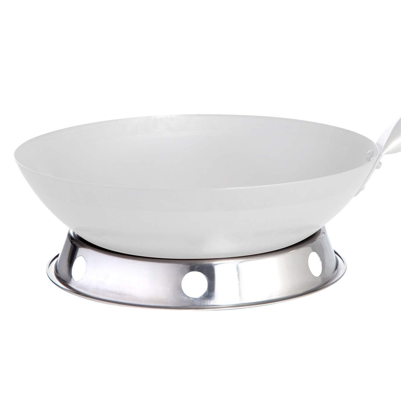 PaellaWorld International Paella World Wok Ring aus Edelstahl Ø ca. 25cm x 3,5 cm