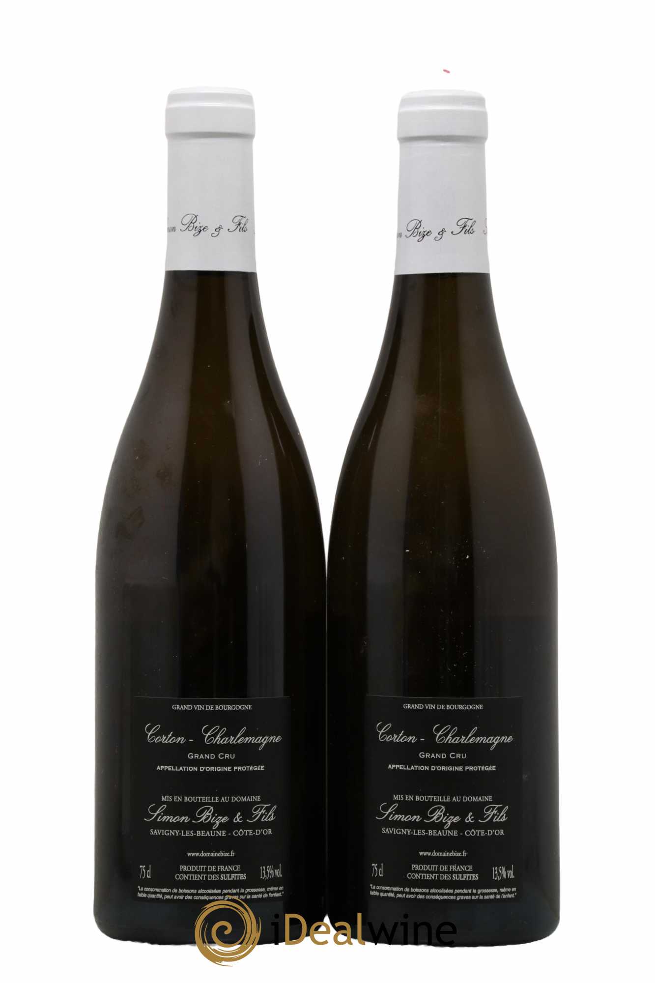 Corton-Charlemagne Grand Cru Simon Bize & Fils  2018 - Lot de 2 Bouteilles