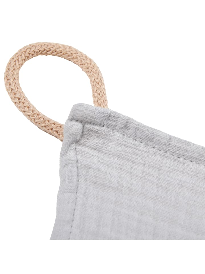 nordic coast company  Kuscheltuch Musselin Rakete Grau günstig kaufen onesize