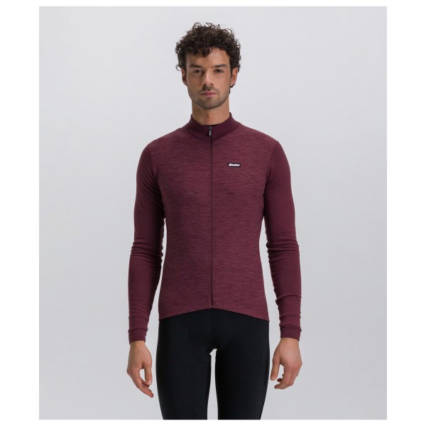 Santini - Pure Block Colour Thermal Cycling Jersey - Radtrikot