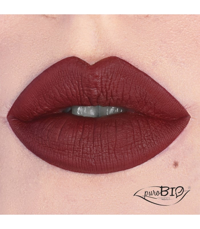 PUROBIO-ENCRE A LEVRES LIPTINT-Texture douce et confortable fini mat