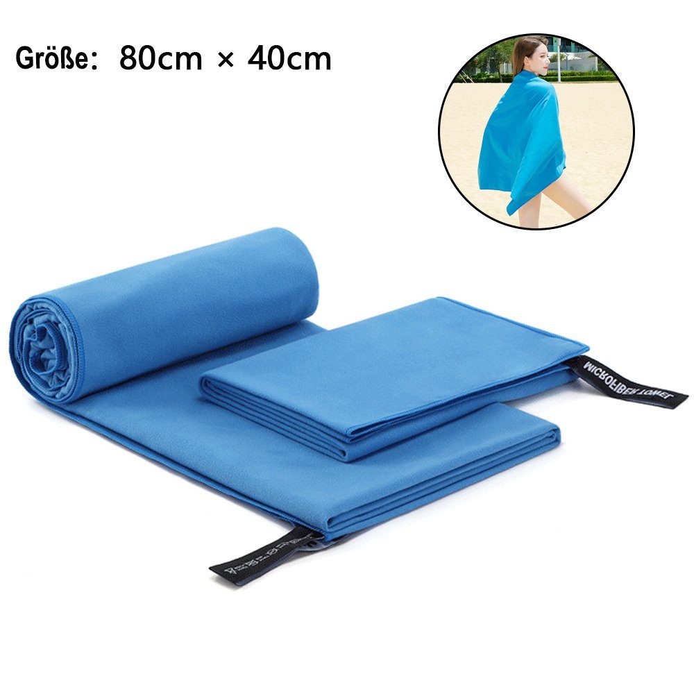 Einemgeld Sporthandtuch Mikrofaser Handtuch - viele Farben & Größen - kompakte Microfaser